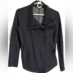 MAX JEANS Women Gray Moto Jacket Women’s Small